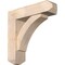 Ekena Millwork Thorton Craftsman Smooth Bracket w/ Offset Brace, Douglas Fir, 7 1/2"W x 28"D x 28"H BKT0806X28X28THR04SDF - alternate 1